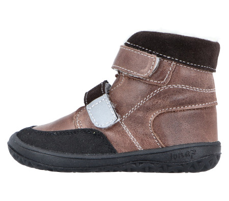 Falco tmavě hnědá s vlněným kožíškem